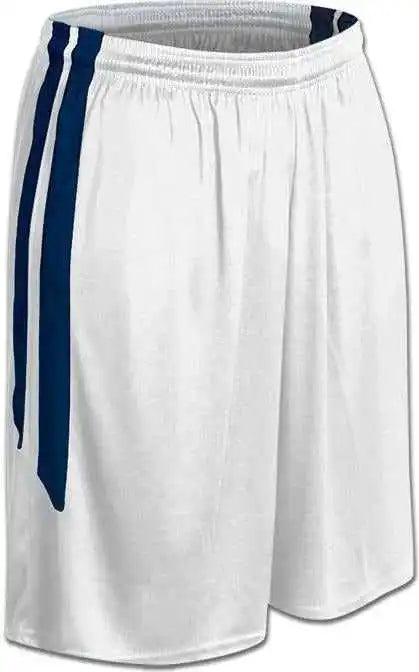 Champro Bbs9 Dri-gear Muscle Basketball Short - White Navy