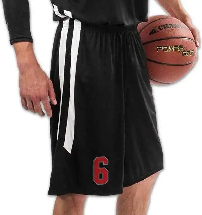 Champro Bbs9 Dri-gear Muscle Basketball Short - White Navy