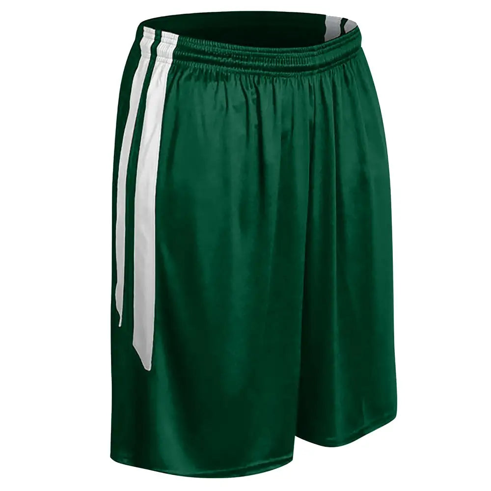 Champro Bbs9 Muscle Basketball Short - Forest Green White - Adult s
