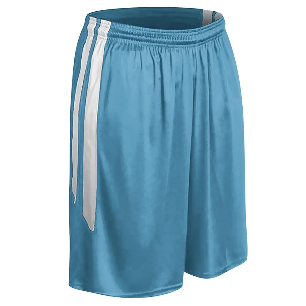 Champro Bbs9 Muscle Basketball Short - Light Blue White - Adult s