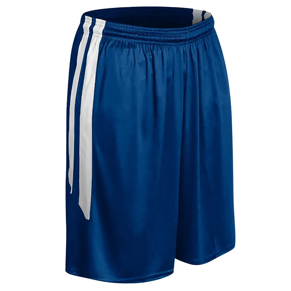Champro Bbs9 Muscle Basketball Short - Navy White - Adult s