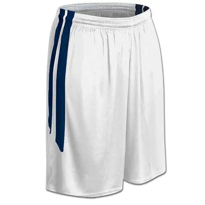 Champro Bbs9w Dri-gear Muscle Basketball Short - White Navy