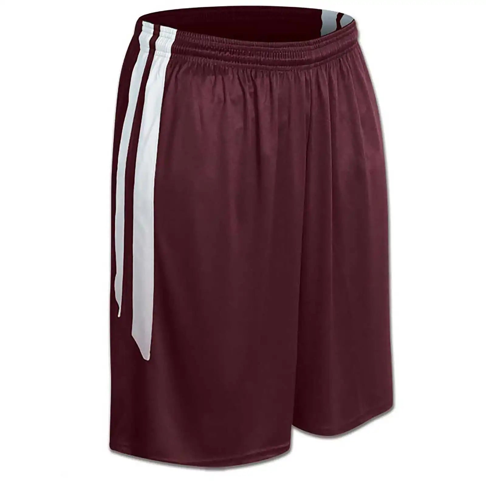 Champro Bbs9w Dri-gear Muscle Basketball Short - White Purple