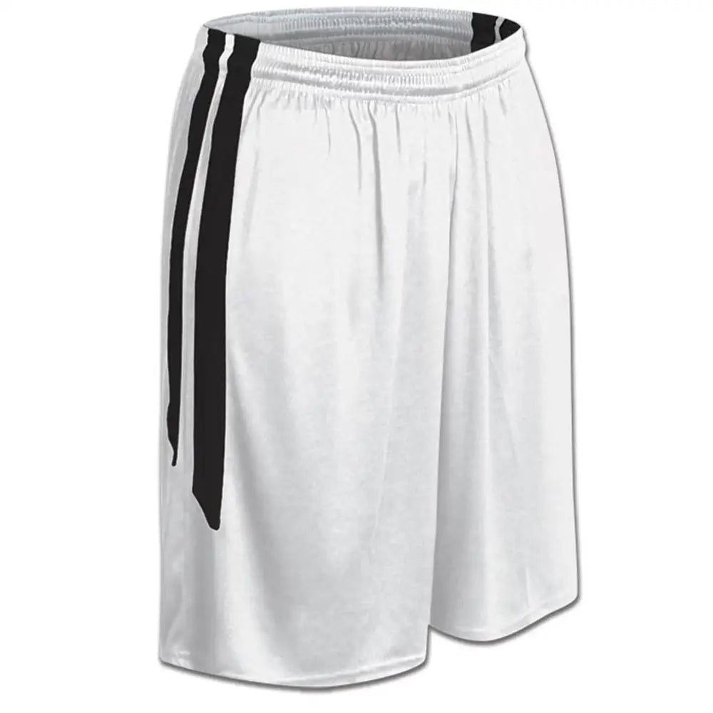 Champro Bbs9w Muscle Basketball Short - White Black - Ladies s