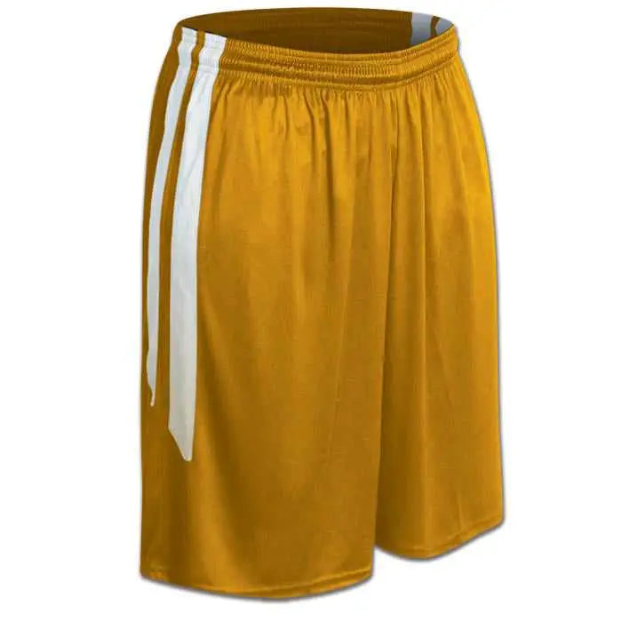 Champro Bbs9w Women’s Muscle Basketball Short - Gold White