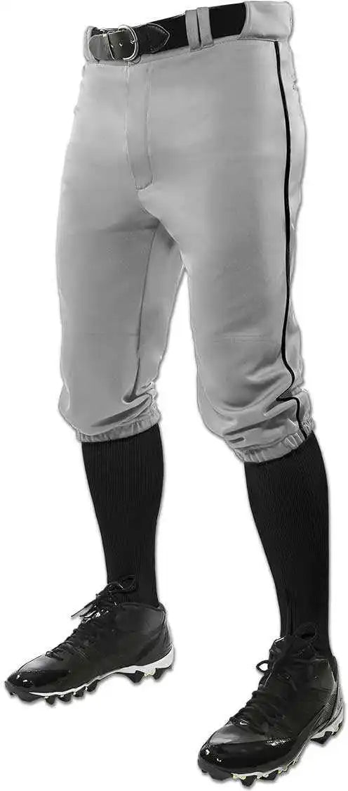Champro Bp101 Triple Crown Knicker Pants with Pipe - Gray Black
