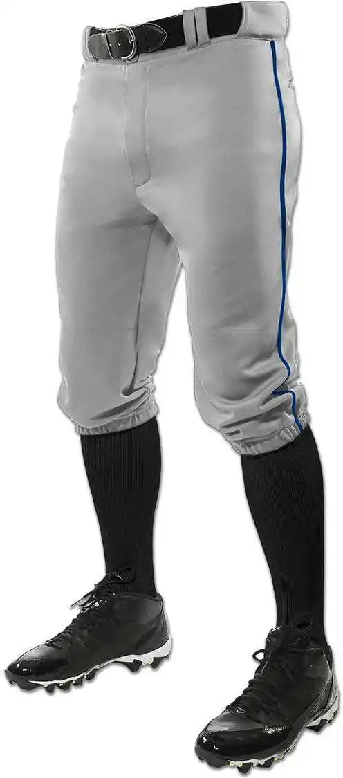 Champro Bp101 Triple Crown Knicker with Pipe - Grey Navy