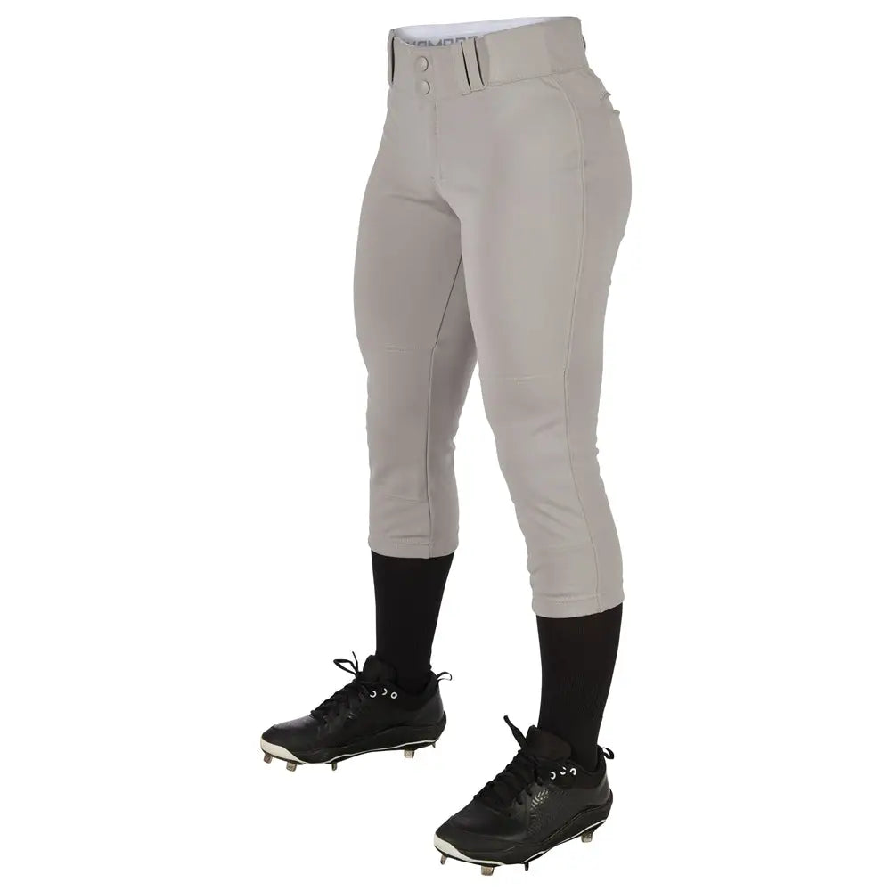Champro Bp11 Tournament Softball Pant - Grey - Gray / Girls s