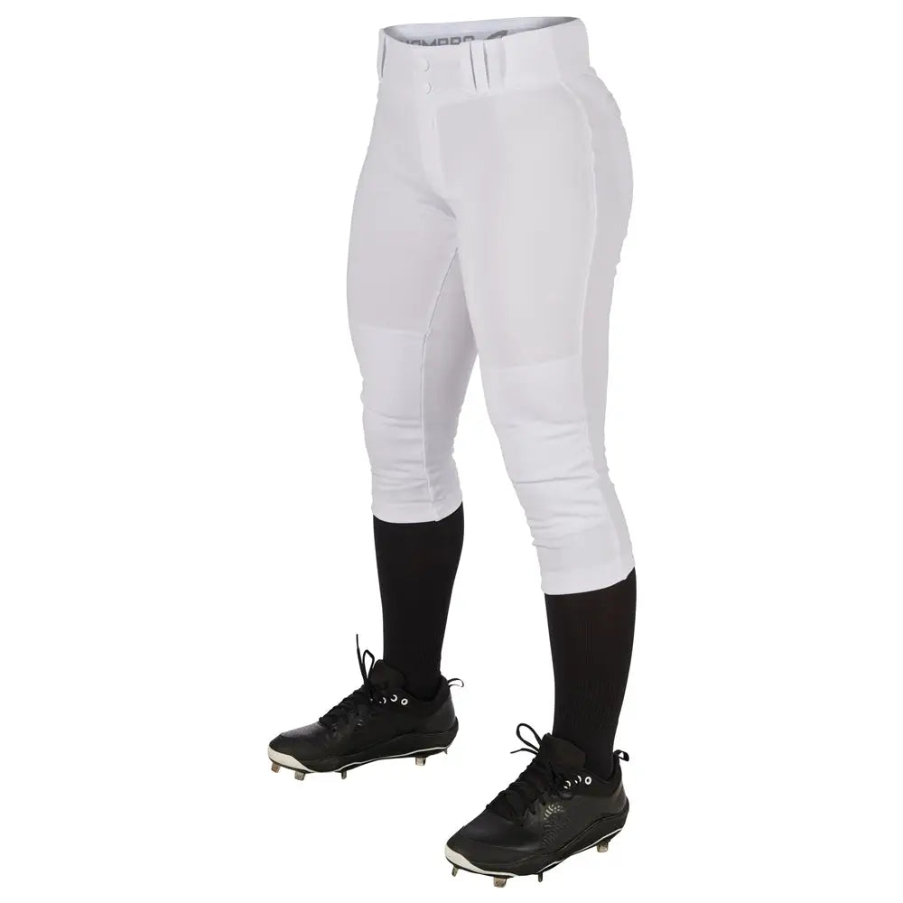 Champro Bp11 Tournament Softball Pant - White - Girls s