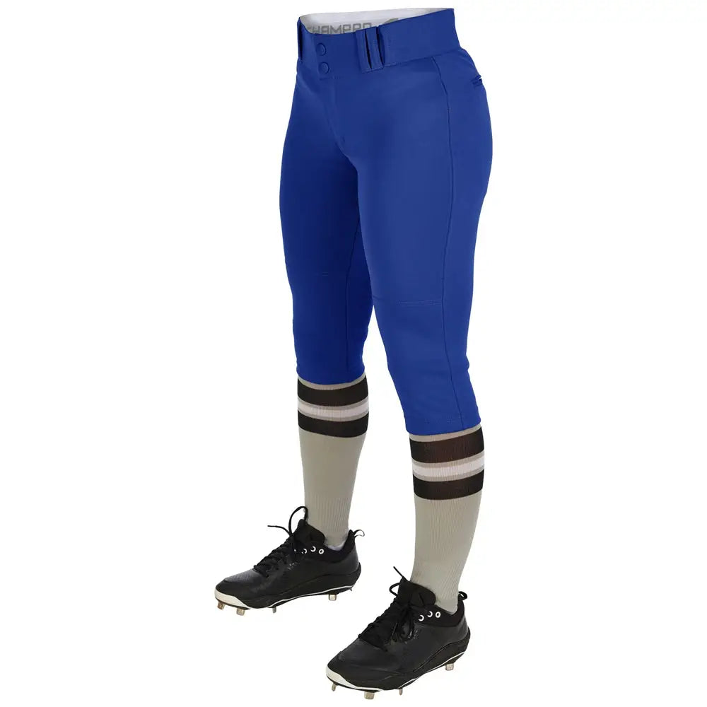 Champro Bp11k Tournament Knicker - Royal - Girls s