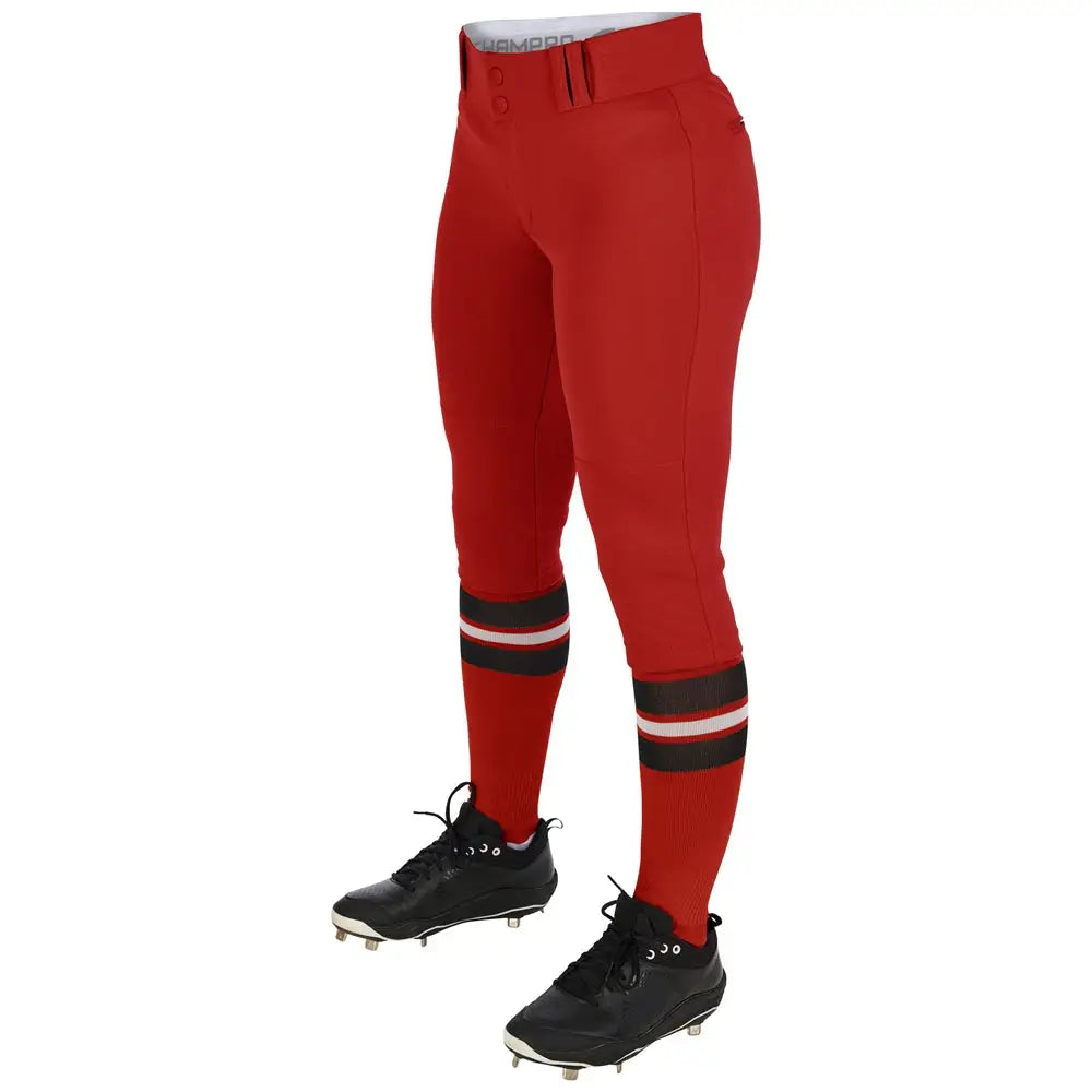 Champro Bp11k Tournament Knicker - Scarlet - Girls s