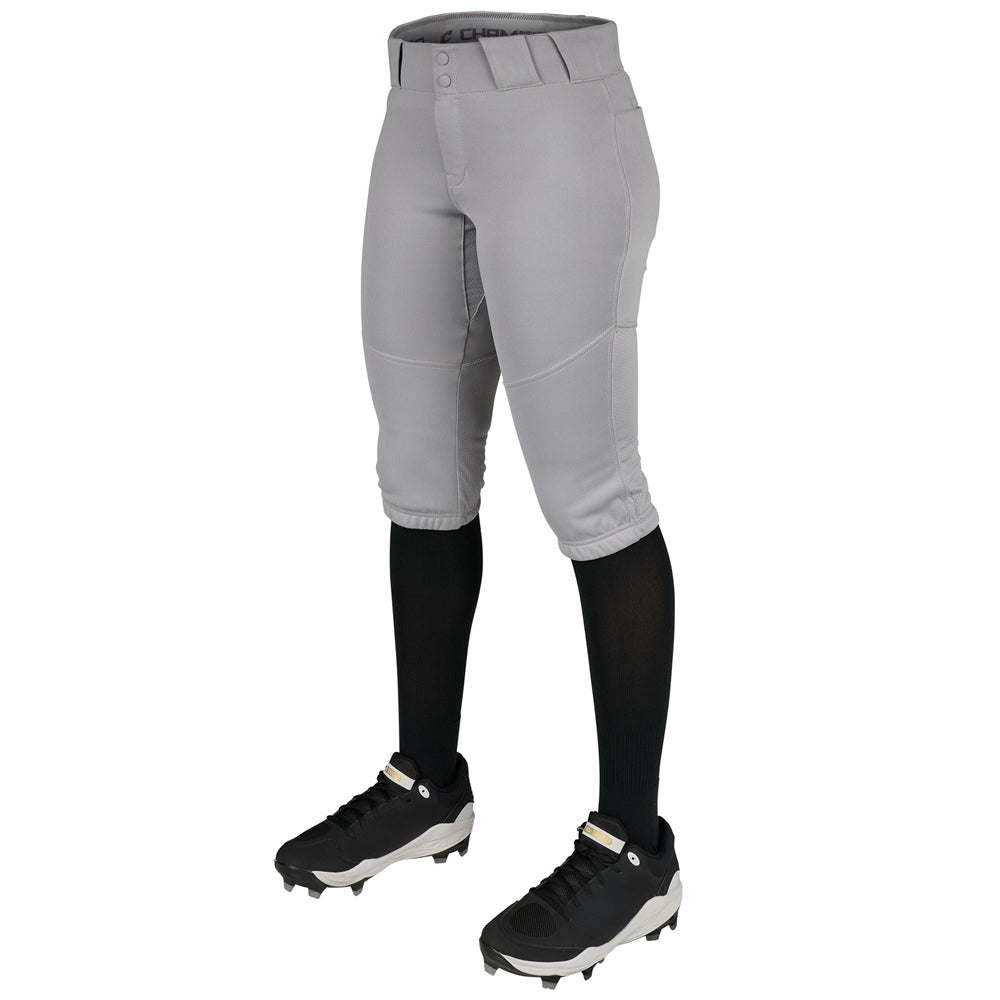 Champro Bp302 Pinnacle Pro Softball Knicker Pant - Gray