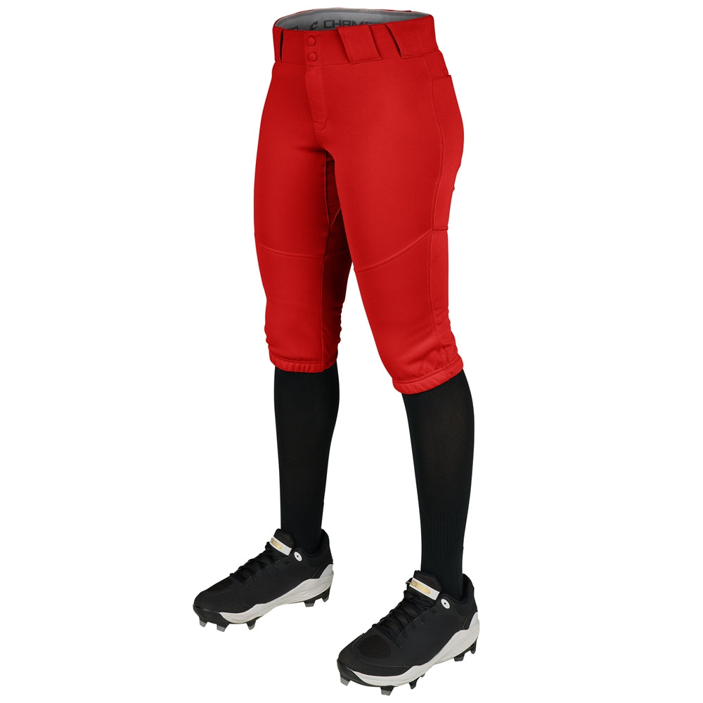 Champro Bp302 Pinnacle Pro Softball Knicker Pant - Scarlet