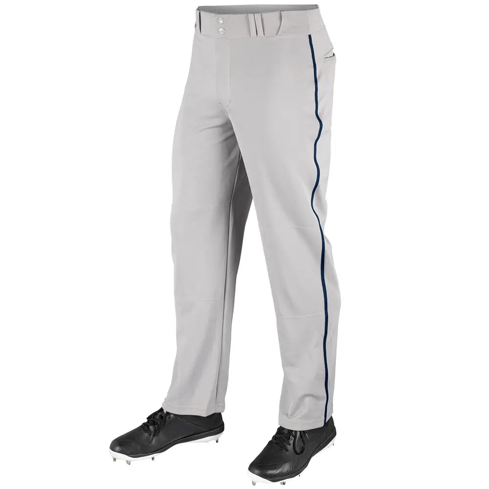 Champro Bp41u Mvp Open Bottom Pant with Pipe - Gray Navy