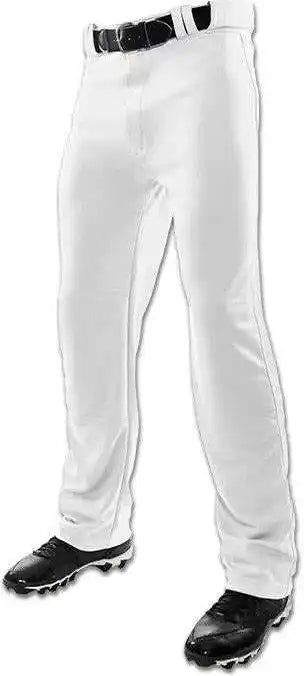 Champro Bp4u Open Bottom Relaxed Fit Baseball Pant - White