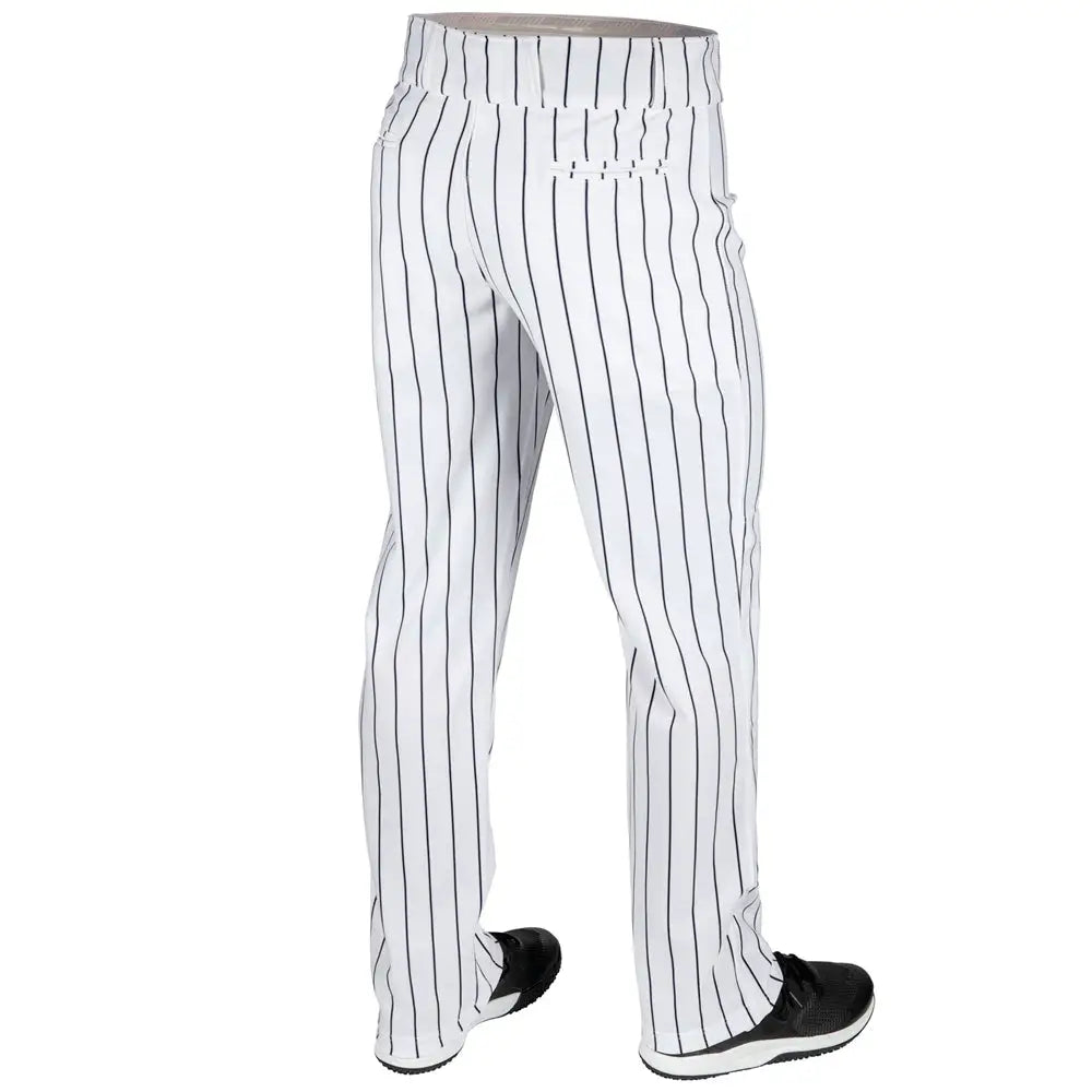 Champro Bp60pin Triple Crown 2.0 Open Bottom Pinstripe Pant - White Navy - Youth Xs