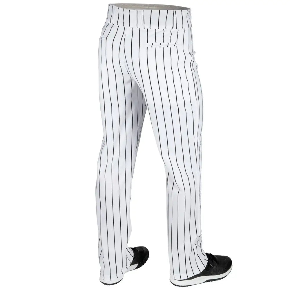 Champro Bp60pin Triple Crown 2.0 Open Bottom Pinstripe Pant - White Black - Youth Xs