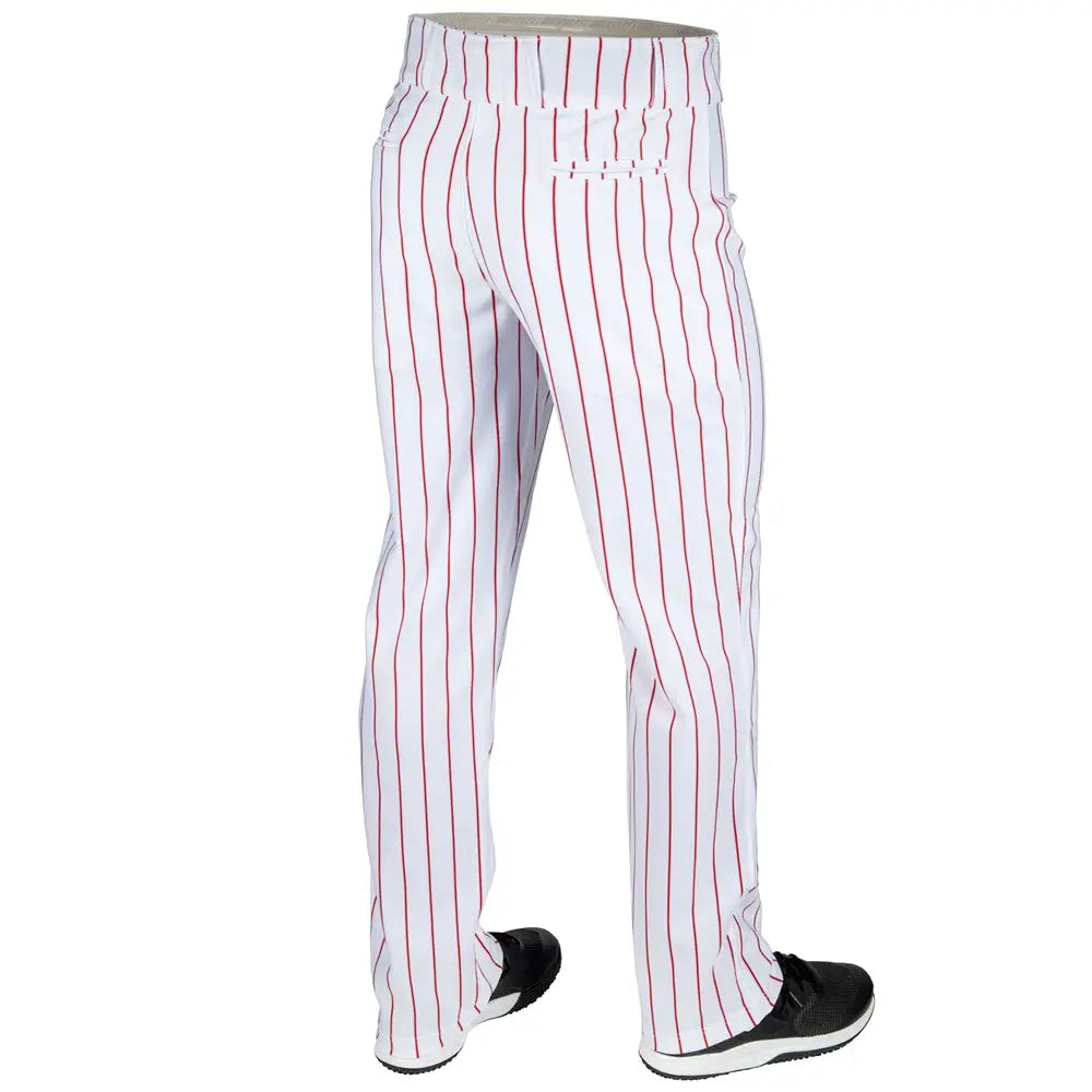 Champro Bp60pin Triple Crown 2.0 Open Bottom Pinstripe Pant - White Scarlet