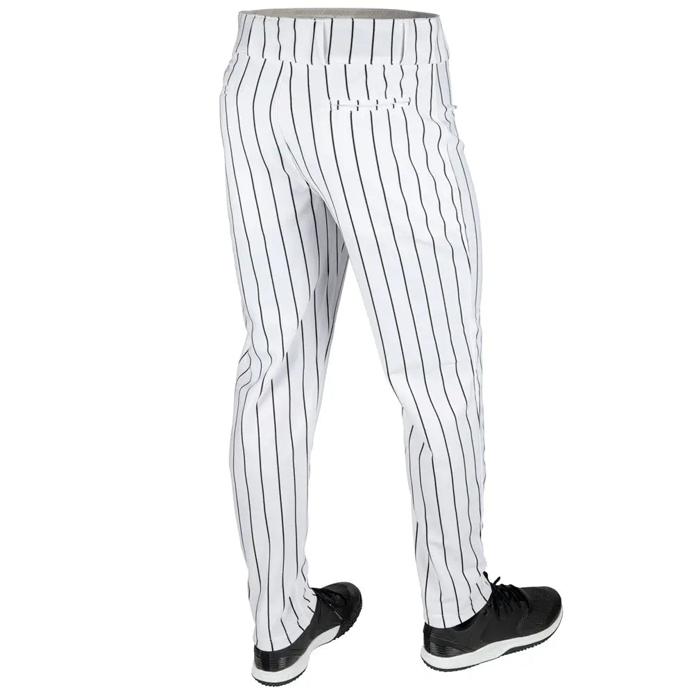 Champro Bp64pin Triple Crown 2.0 Tapered Pinstripe Pant - White Black - Youth Xs