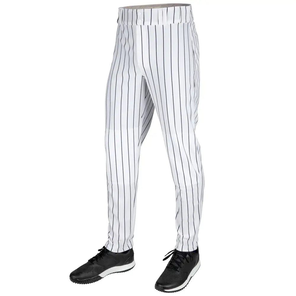 Champro Bp64pin Triple Crown 2.0 Tapered Pinstripe Pant - White Navy - Youth Xs