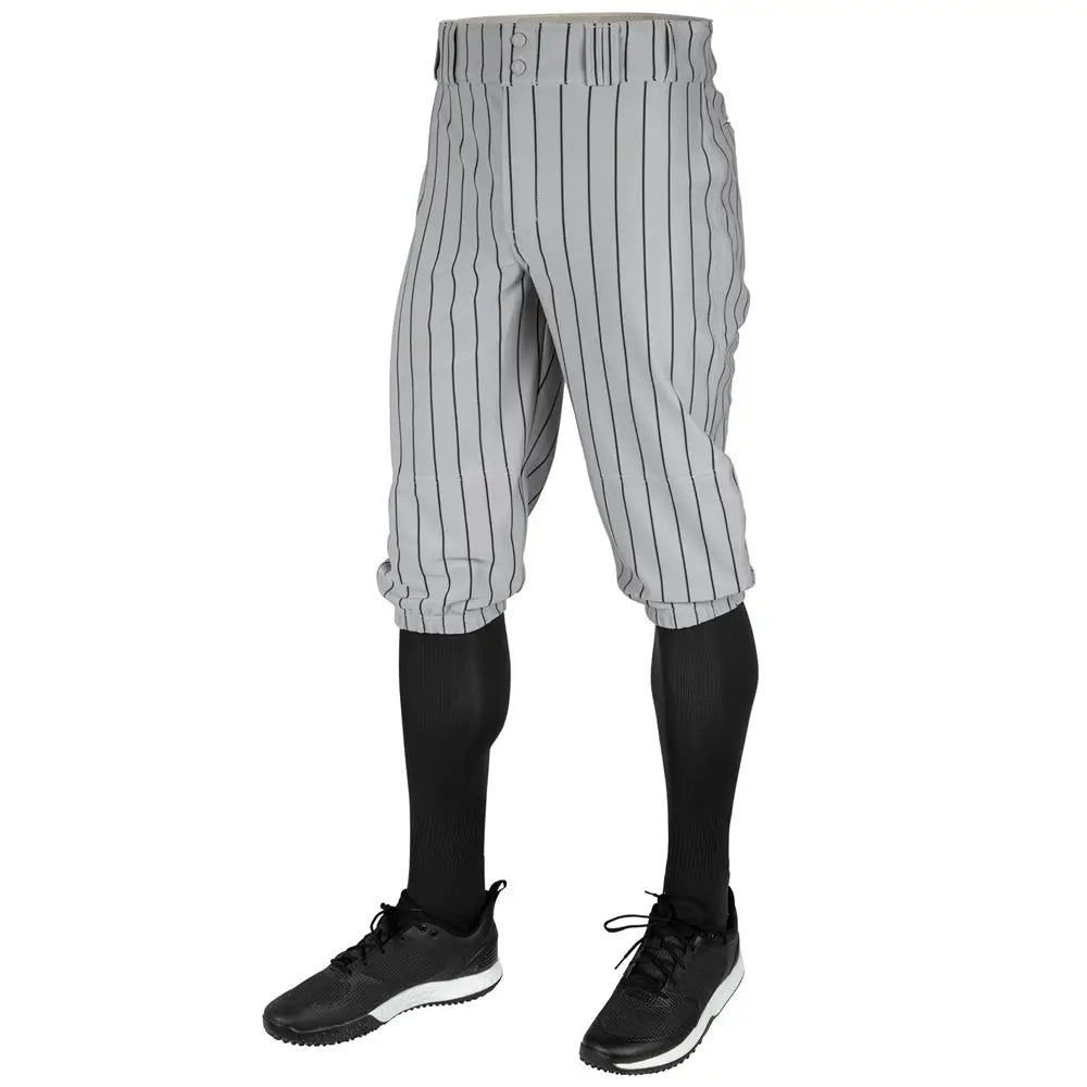 Champro Bp68pin Triple Crown 2.0 Pinstripe Knicker - Grey Black