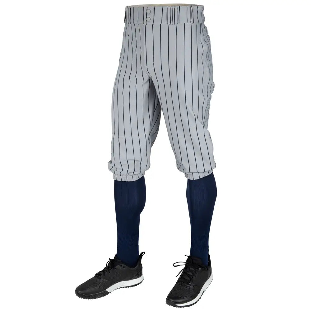 Champro Bp68pin Triple Crown 2.0 Pinstripe Knicker - Grey Navy