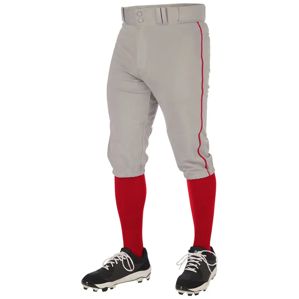Champro Bp70 Triple Crown 2.0 Knicker - Grey Scarlet - Youth Xs