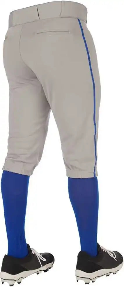 Champro Bp70 Triple Crown 2.0 Men’s and Youth Knicker Pant with Braid Gray Royal