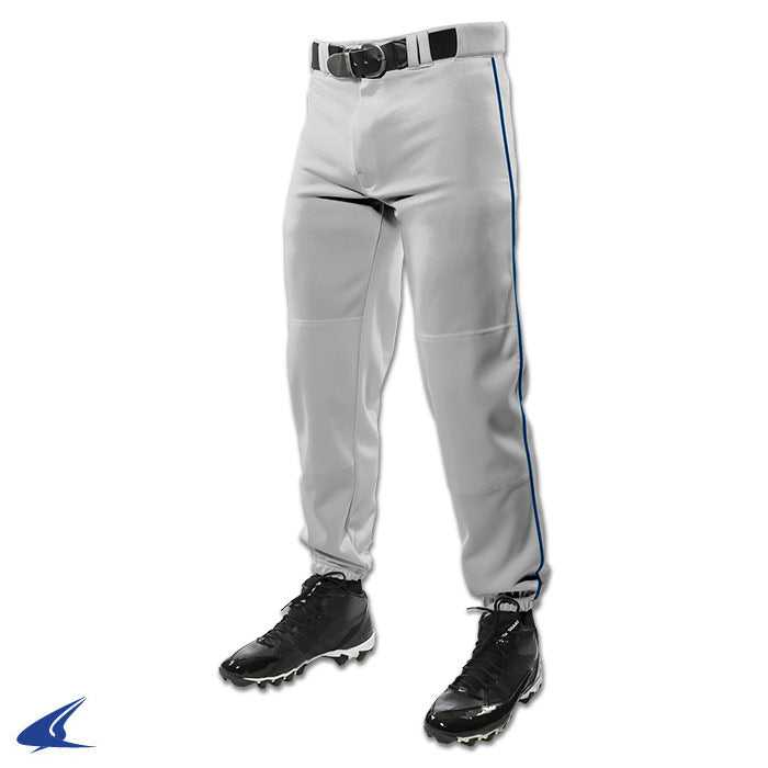 Champro Bp91 Triple Crown Baseball Pant with Piping - Gray Navy