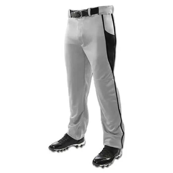 Champro Bp92u Triple Crown Baseball Pant - Gray Black