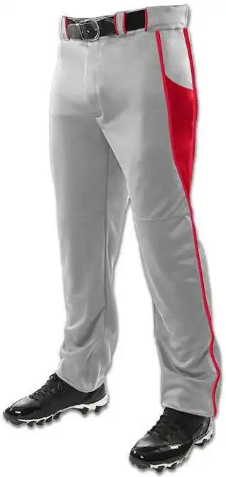 Champro Bp92u Triple Crown Baseball Pant - Gray Scarlet