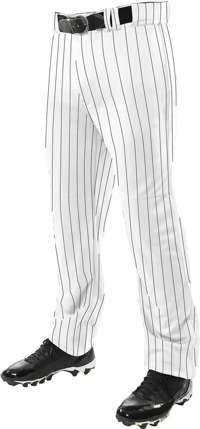 Champro Bppinu Triple Crown Pinstripe Ob Pant - White Navy
