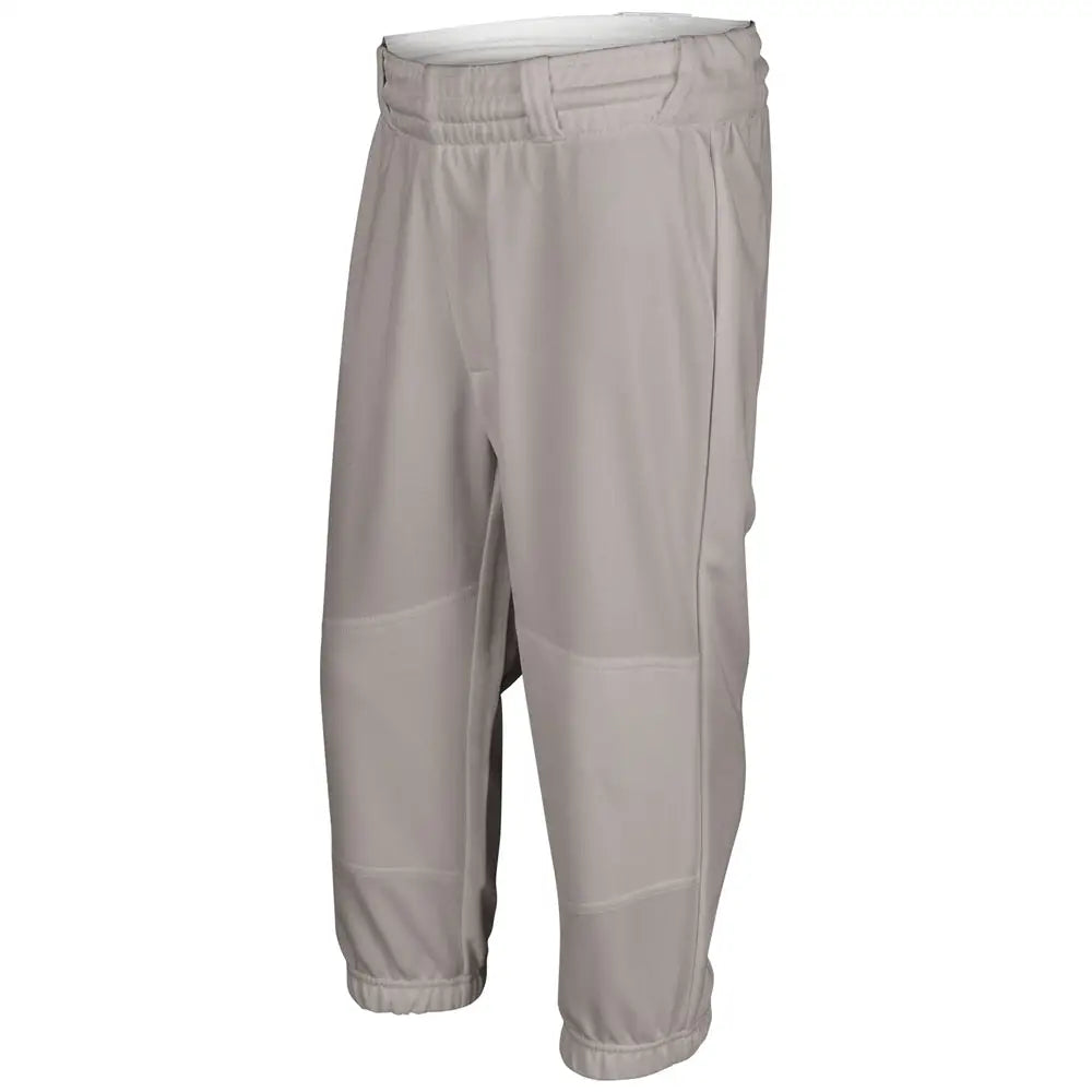 Champro Bppu2 Cycle Pull Up Pant W/belt Loops - Grey - Youth 2xs