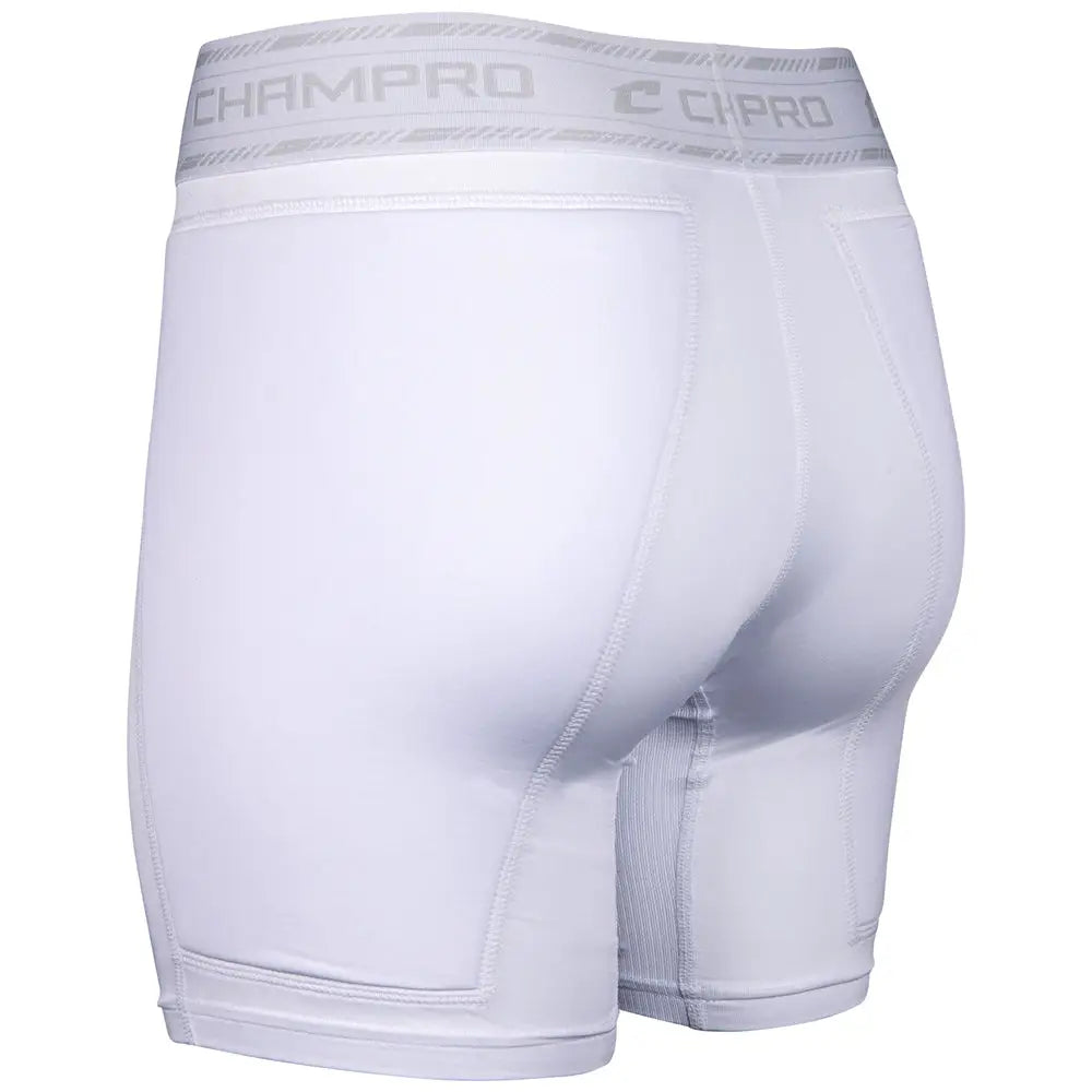 Champro Bps18 Take-out Sliding Short - White
