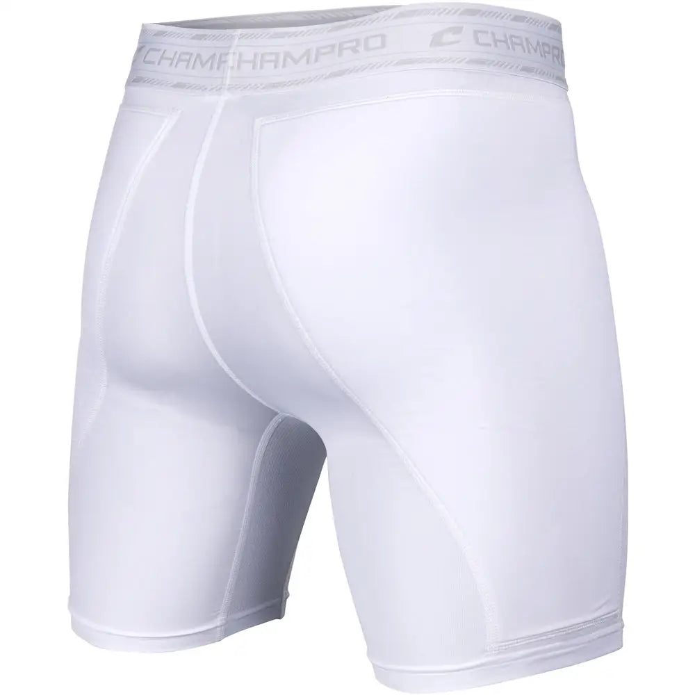 Champro Bps19c Take-out Sliding Short W/cup - White / Youth Xs