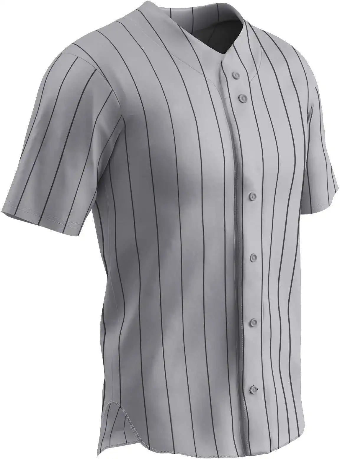 Champro Bs14 Bs14y Pro Style Warp Knit Jersey Gray Black