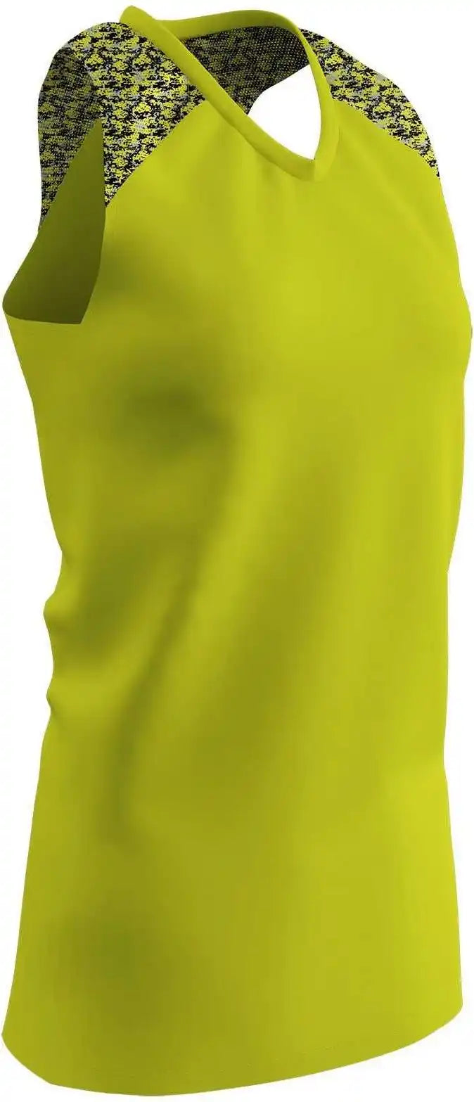 Champro Bs20 Girl’s at Bat Softball Jersey - Optic Yellow