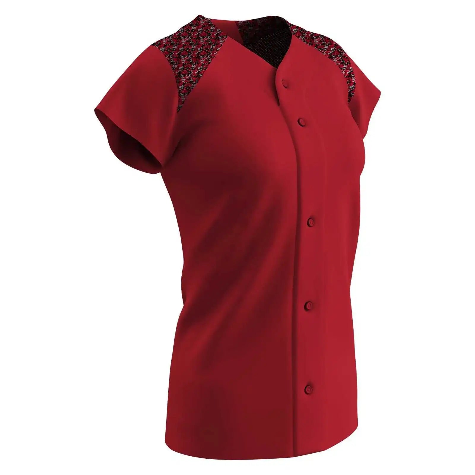 Champro Bs23 Circuit Softball Jersey - Scarlet