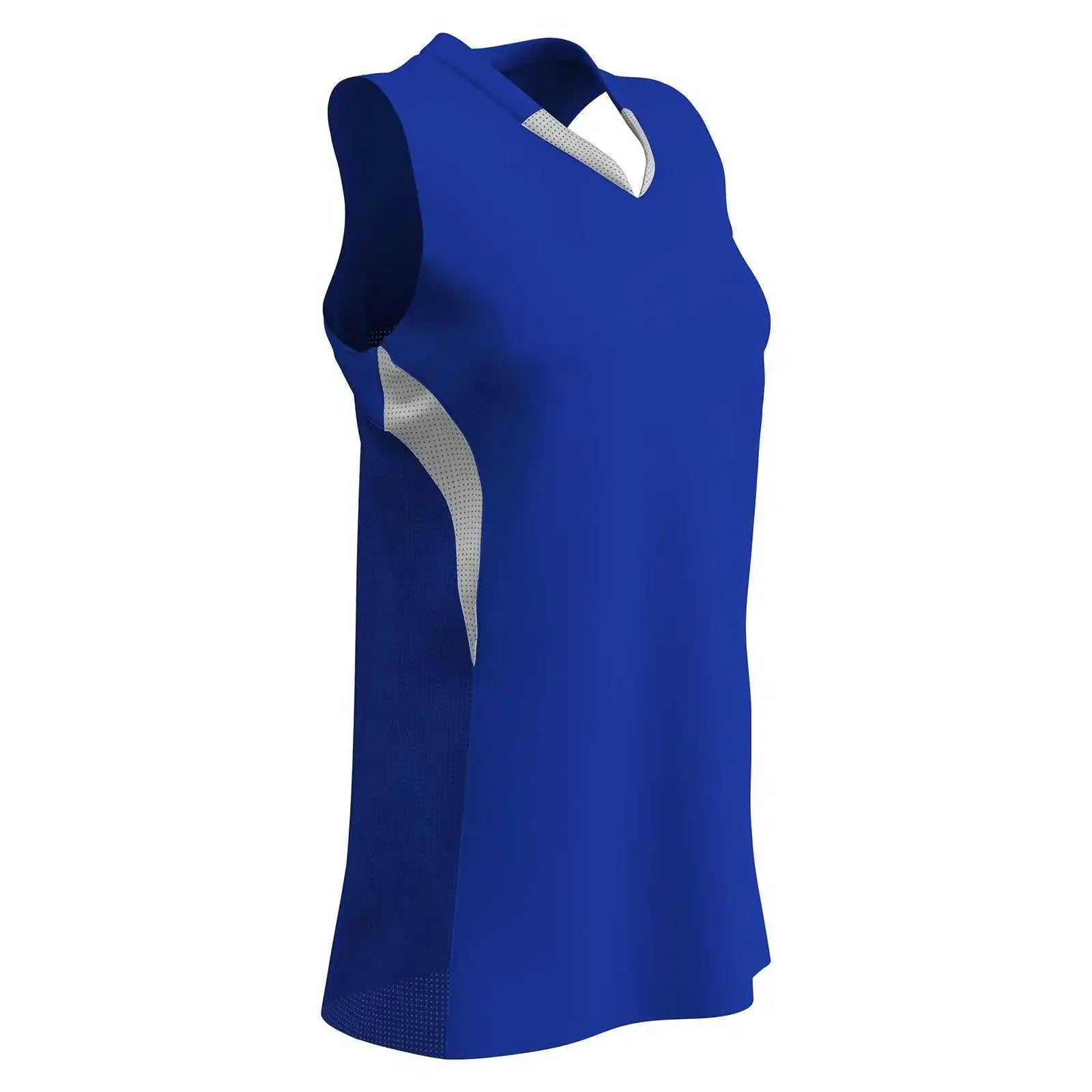 Champro Bs30 Decoy Racerback Softball Jersey - Royal White