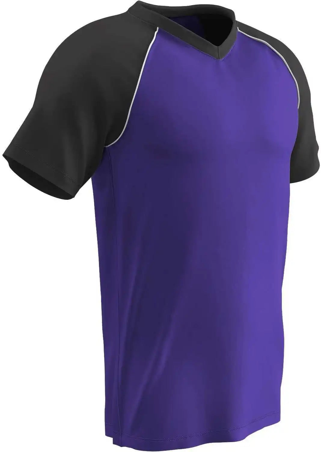 Champro Bs35 Bunt Raglan Jersey - Purple Black White