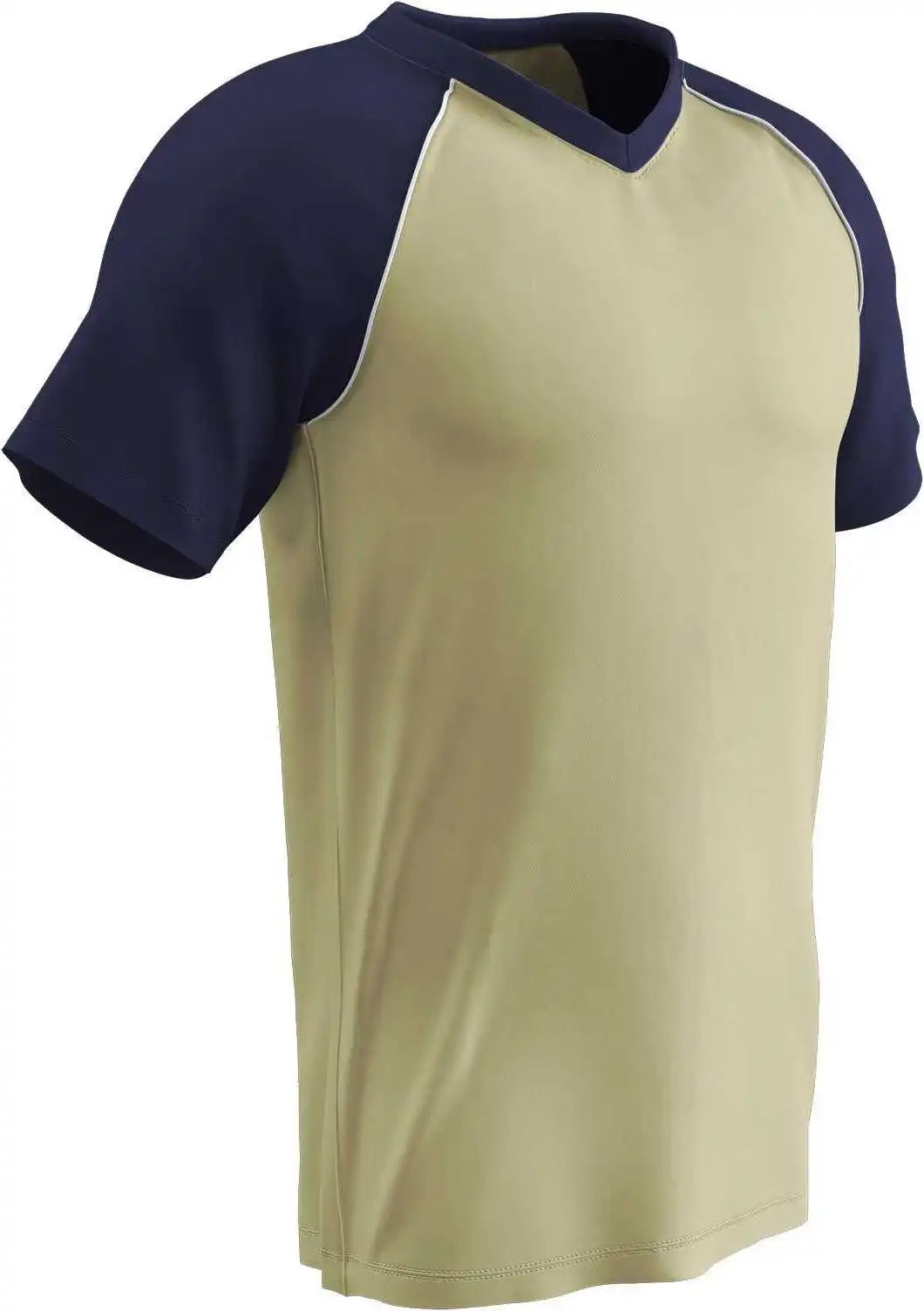 Champro Bs35 Bunt Raglan Jersey Vegas Gold Navy White