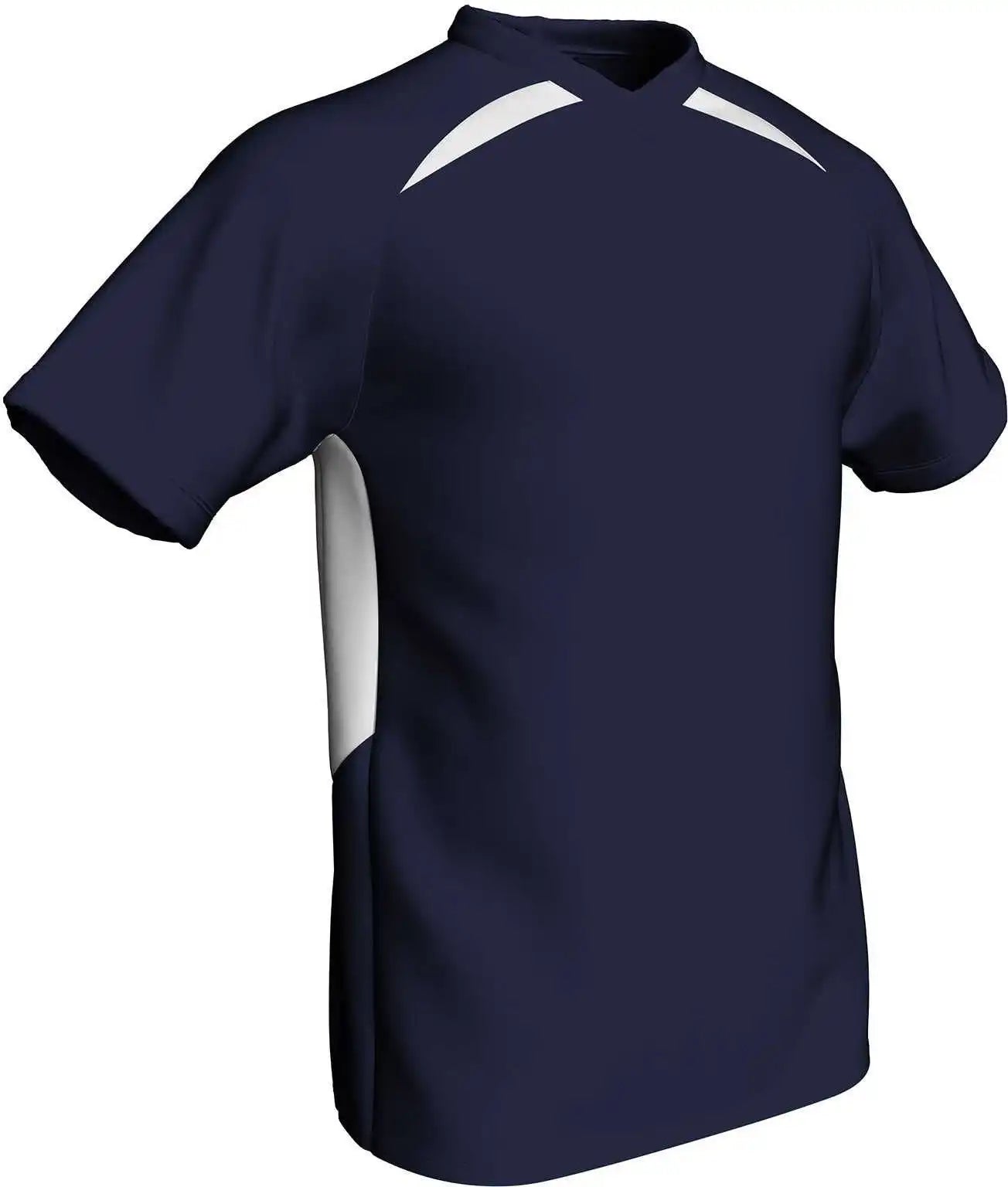 Champro Bs36 Check Baseball Jersey - Navy White