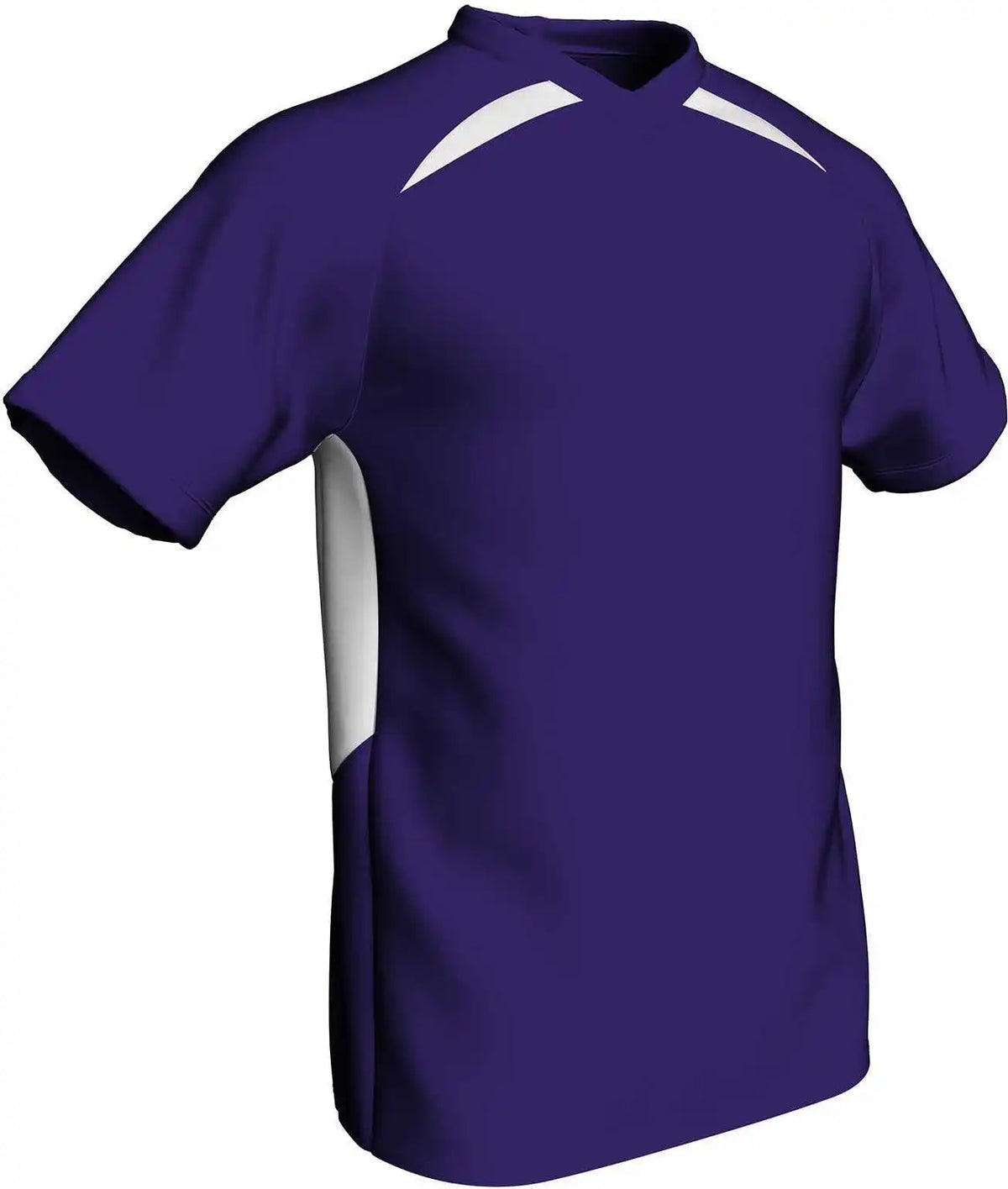 Champro Bs36 Check Baseball Jersey - Purple White