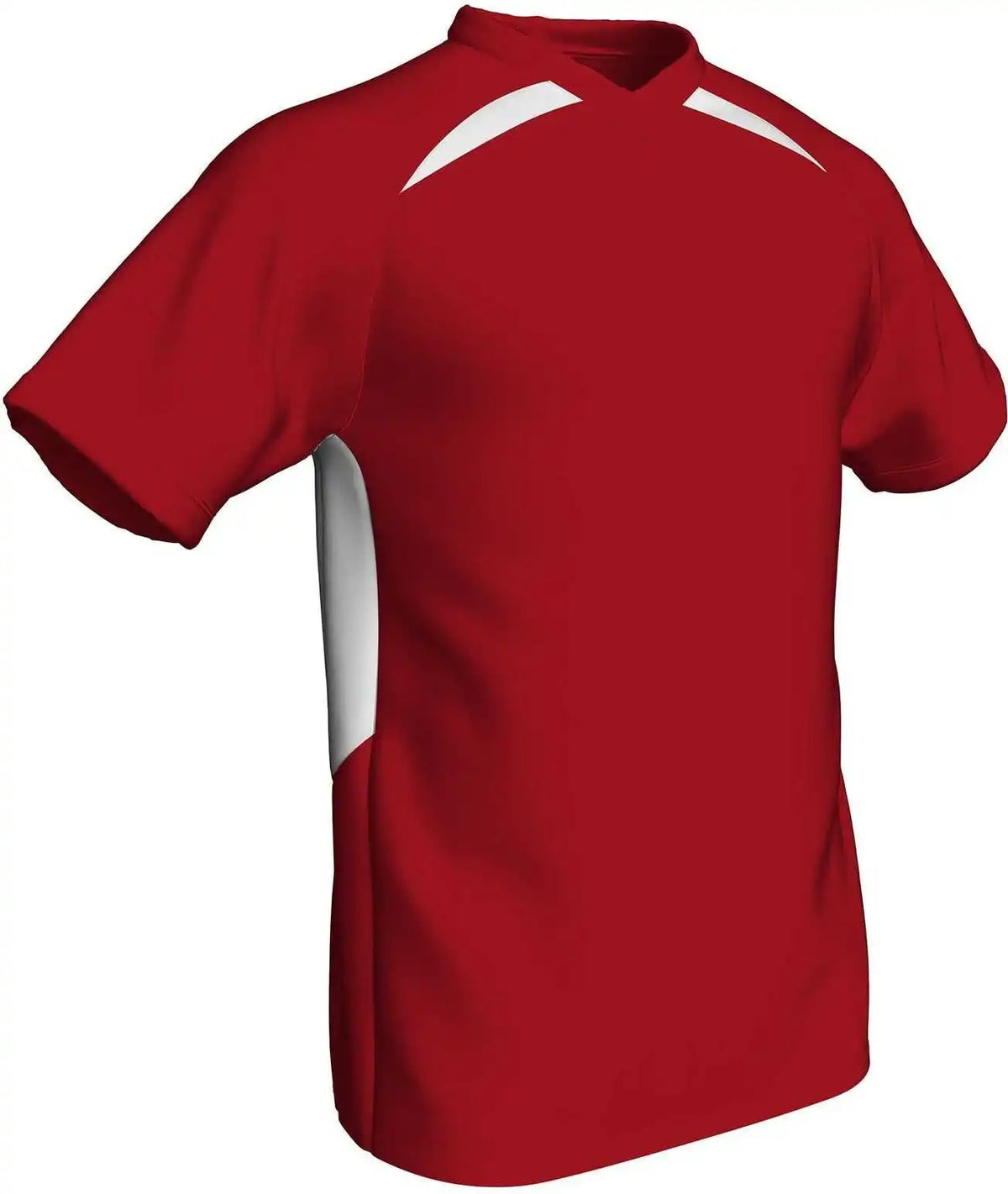 Champro Bs36 Check Baseball Jersey - Scarlet White