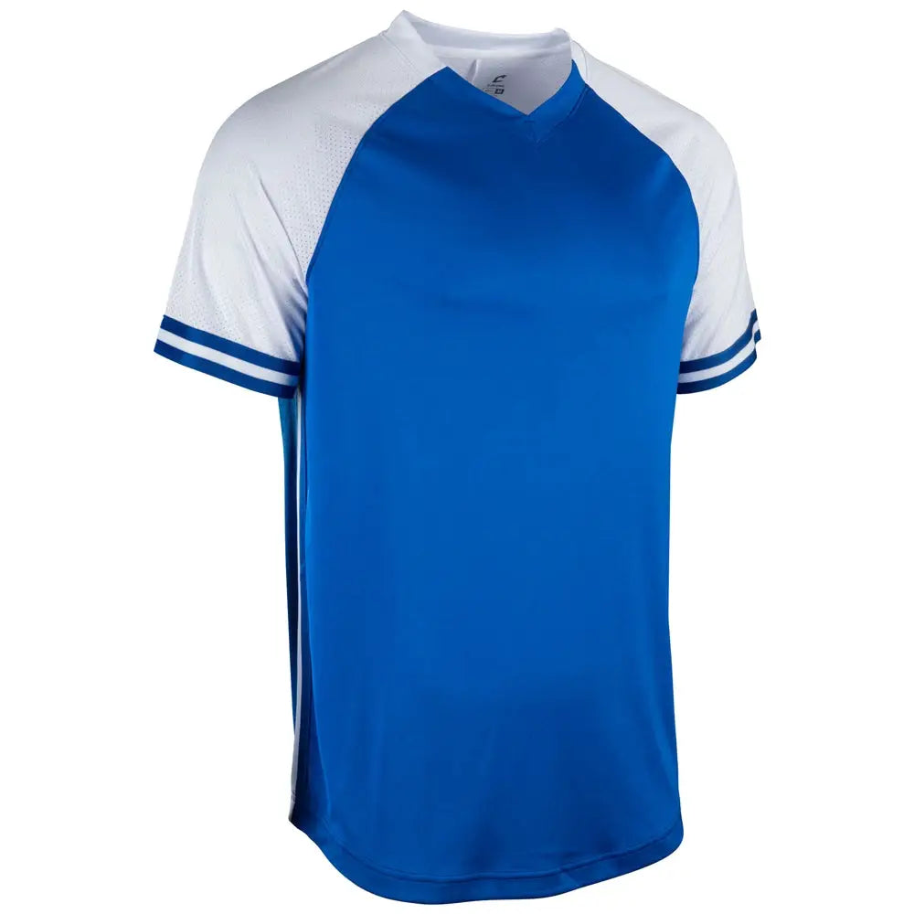 Champro Bs50 Show V-neck Jersey - Royal White - Adult s