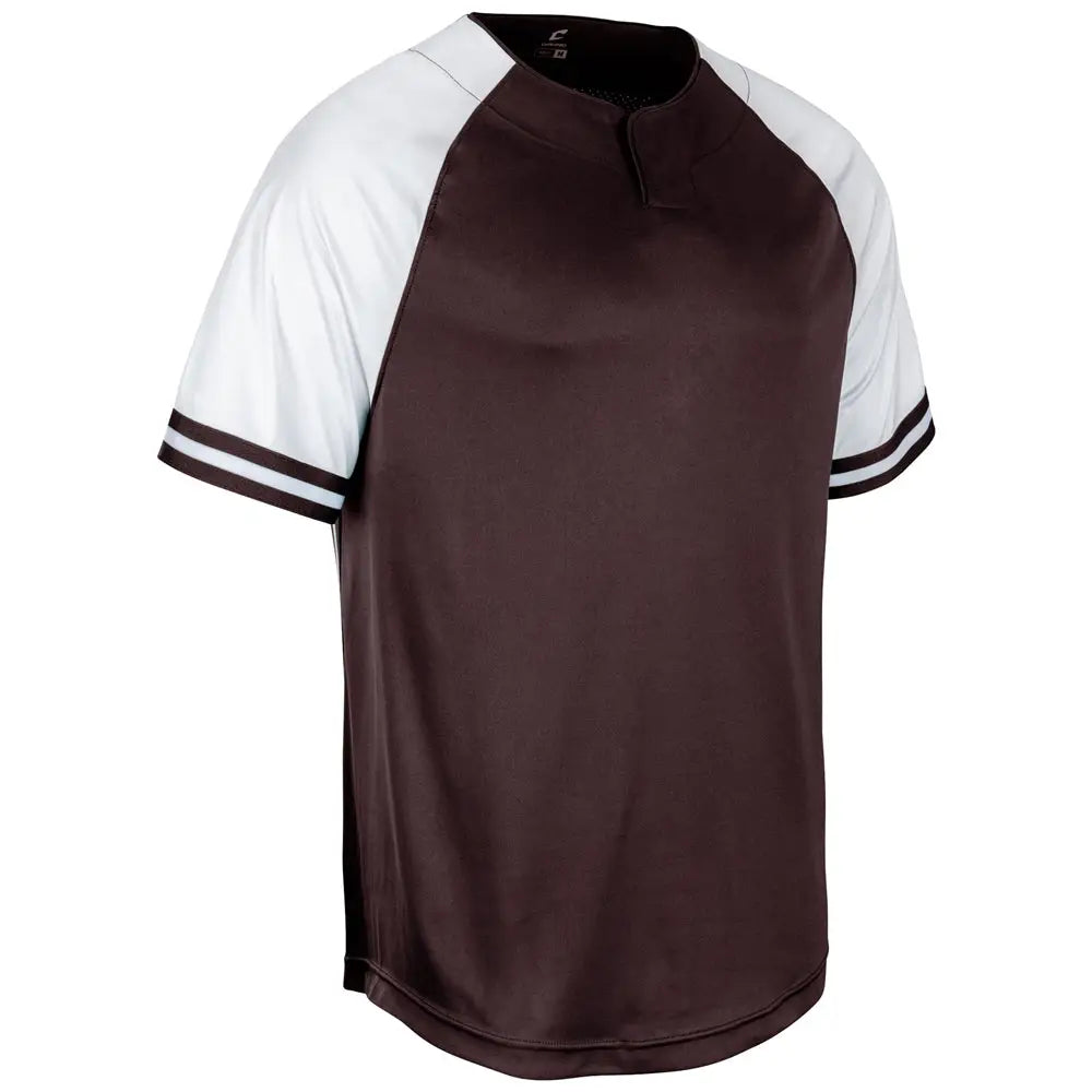 Champro Bs51 Show 2-button Jersey - Maroon White