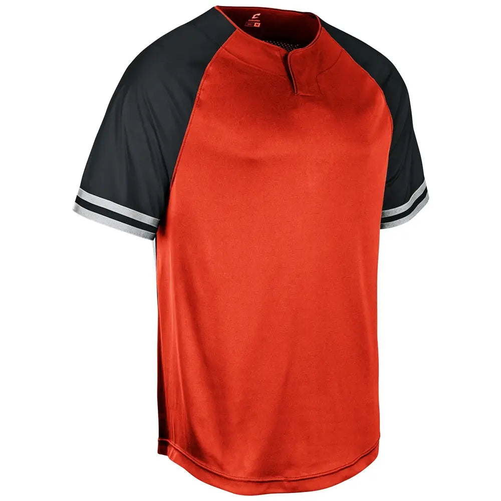 Champro Bs51 Show 2-button Jersey - Orange Black - Adult s