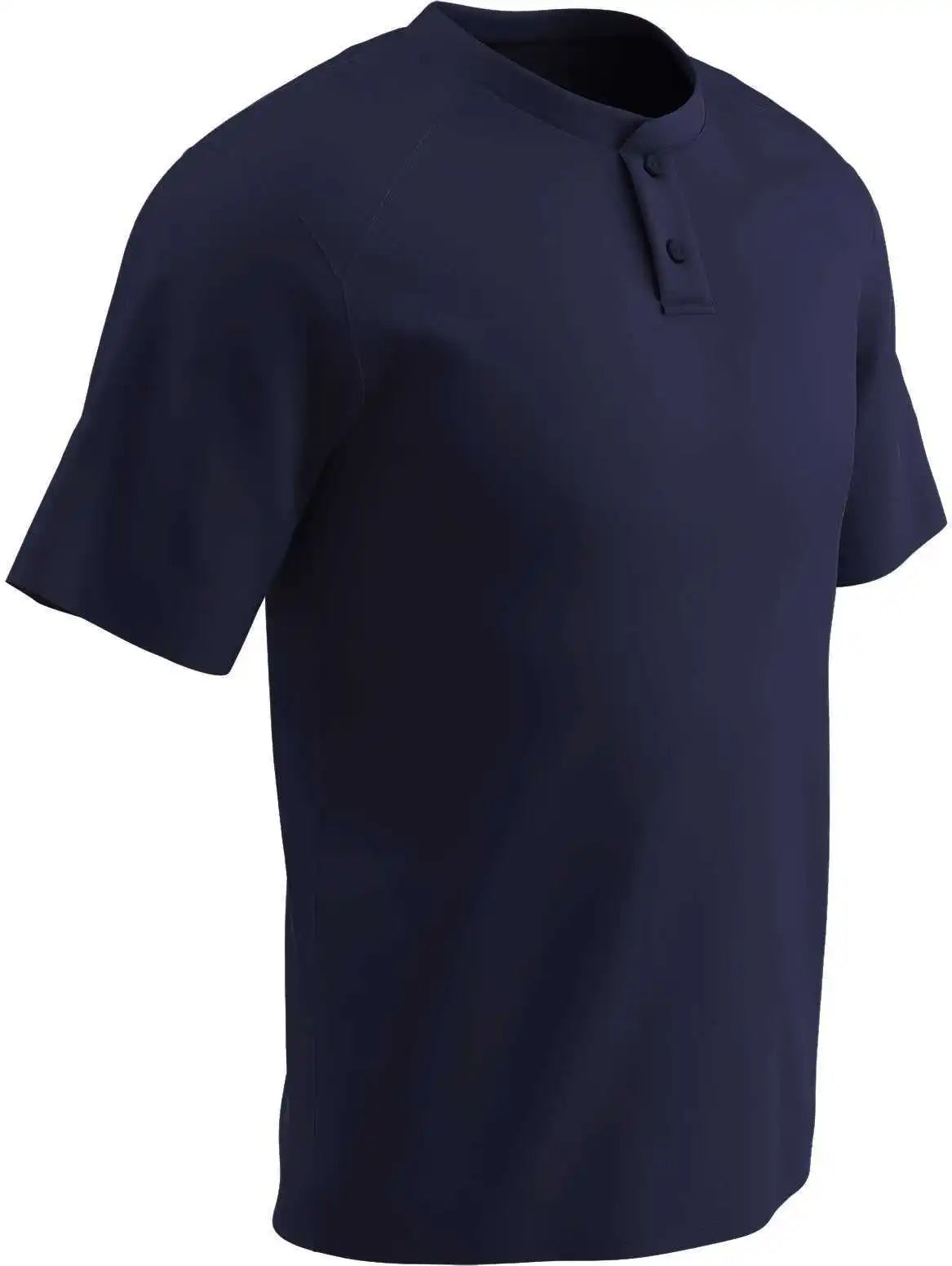 Champro Bs53 Dri-gear Two Button Jersey - Navy