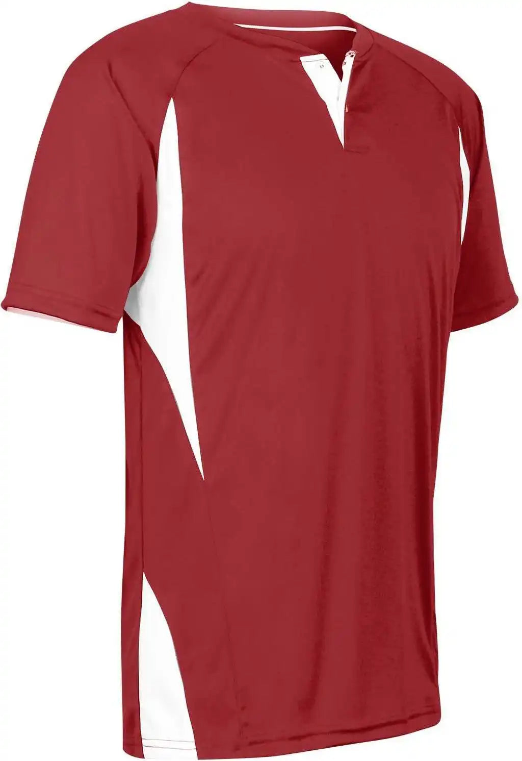 Champro Bs63 Wild Card Baseball Jersey - Cardinal White