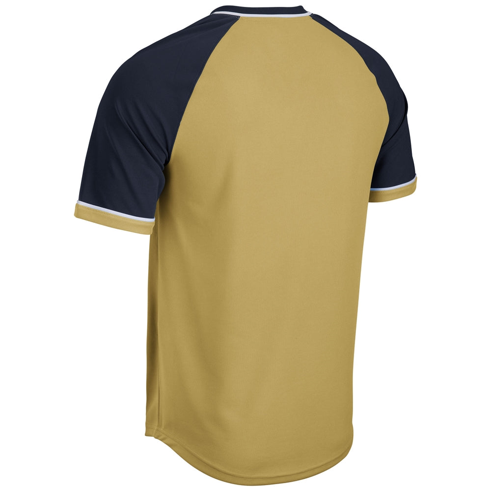 Champro Bs67 Square Up V-neck Jersey - Vegas Gold Navy White
